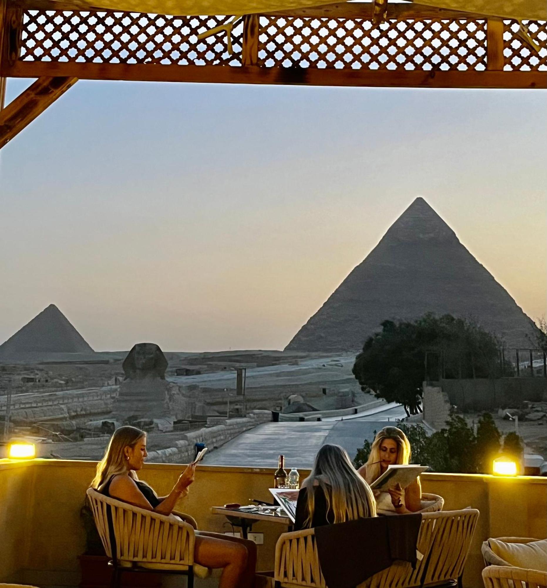 The Gate Hotel Front Pyramids & Sphinx View Kafret el-Gabal Esterno foto