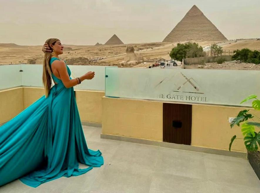 The Gate Hotel Front Pyramids & Sphinx View Kafret el-Gabal Esterno foto